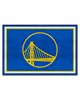 Fan Mats LLC Golden State Warriors 5x8 Rug Royal