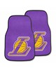 Fan Mats LLC Los Angeles Lakers 2-pc Carpet Car Mat Set Purple