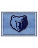 Fan Mats LLC Memphis Grizzlies 5x8 Rug Blue