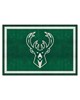 Fan Mats LLC Milwaukee Bucks 5x8 Rug Green