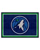 Fan Mats LLC Minnesota Timberwolves 5x8 Rug Navy