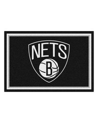 NBA Brooklyn Nets Rug 5x8 60x92 by   