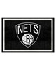 Fan Mats LLC Brooklyn Nets 5x8 Rug Black