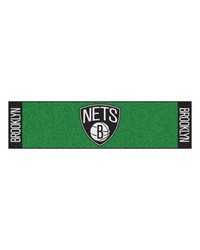 NBA Brooklyn Nets Putting Green Runner by   