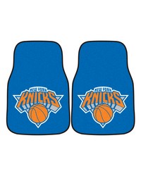 NBA New York Knicks 2piece Carpeted Car Mats 18x27 by   
