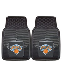 NBA New York Knicks Heavy Duty 2Piece Vinyl Car Mats 18x27 by   