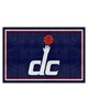 Fan Mats LLC Washington Wizards 5x8 Rug Blue