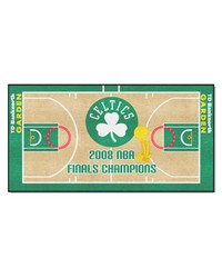 Boston Celtics 2008 NBA Champions Court Runner Rug  24in. x 44in. Tan by   