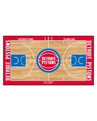 Detroit Pistons Court Runner Rug by   