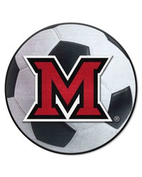 Miami Ohio Redhawks Soccer Ball Mat by   