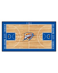 NBA Oklahoma City Thunder NBA Court Runner 24x44 by   