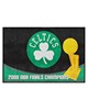 Fan Mats LLC Boston Celtics 5x8 Rug Black