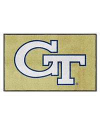 Georgia Tech Yellow Jackets 4x6 Logo Mat Landscape by  Fairwinds Studio 