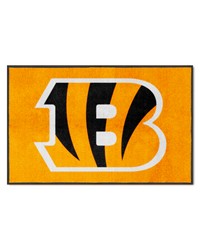 Cincinnati Bengals 4x6 Logo Mat Landscape by   