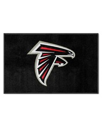 Atlanta Falcons 4X6 HighTraffic Mat with Durable Rubber Backing  Landscape Orientation Black by   