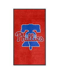 Philadelphia Phillies 3X5 HighTraffic Mat with Durable Rubber Backing  Portrait Orientation Red by   