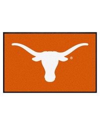 Texas 4X6 HighTraffic Mat with Durable Rubber Backing  Landscape Orientation Orange by   