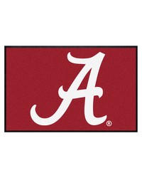 Alabama Crimson Tide 4x6 Logo Mat Landscape by  Fairwinds Studio 