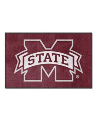 Mississippi State4X6 HighTraffic Mat with Durable Rubber Backing  Landscape Orientation Maroon by   