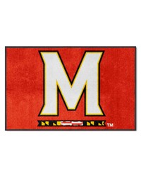 Maryland 4X6 HighTraffic Mat with Durable Rubber Backing  Landscape Orientation Red by   