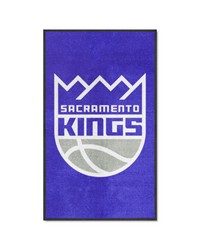Sacramento Kings 3X5 HighTraffic Mat with Durable Rubber Backing  Portrait Orientation Purple by   