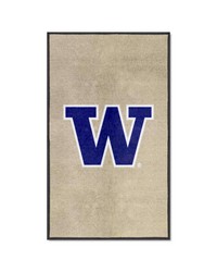 Washington Huskies 3x5 Logo Mat Portrait by  Fairwinds Studio 