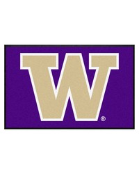 Washington Huskies 4x6 Logo Mat Landscape by  Fairwinds Studio 