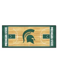 Michigan State Spartans Court Runner Rug  30in. x 72in. Green by   