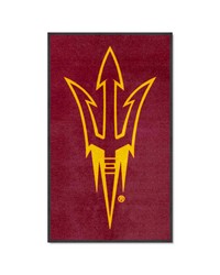 Arizona State Sun Devils 3x5 Logo Mat Portrait by  Fairwinds Studio 