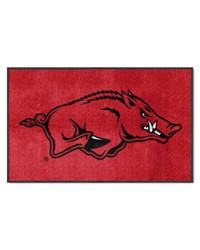 Arkansas 4X6 HighTraffic Mat with Durable Rubber Backing  Landscape Orientation Cardinal by   