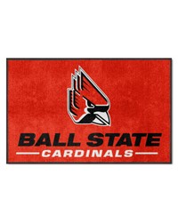 Ball State Cardinals 4x6 Logo Mat Landscape by  Fairwinds Studio 