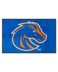 Boise State 4X6 HighTraffic Mat with Durable Rubber Backing  Landscape Orientation Blue by   