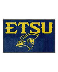 East Tennessee Buccaneers 4x6 Logo Mat Landscape by  Fairwinds Studio 