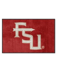 Florida State4X6 HighTraffic Mat with Durable Rubber Backing  Landscape Orientation Garnet by   