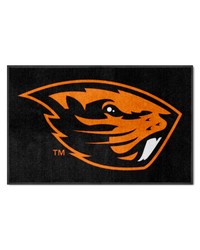 Oregon State 4X6 HighTraffic Mat with Durable Rubber Backing  Landscape Orientation Black by   