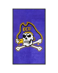 East Carolina 3X5 HighTraffic Mat with Durable Rubber Backing  Portrait Orientation Purple by   