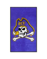East Carolina Pirates 3x5 Logo Mat Portrait by  Fairwinds Studio 