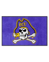 East Carolina 4X6 HighTraffic Mat with Durable Rubber Backing  Landscape Orientation Purple by   