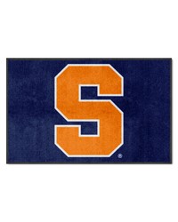 Syracuse 4X6 HighTraffic Mat with Durable Rubber Backing  Landscape Orientation Navy by   