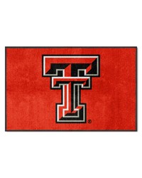 Texas Tech 4X6 HighTraffic Mat with Durable Rubber Backing  Landscape Orientation Red by   