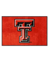 Texas Tech 4X6 HighTraffic Mat with Durable Rubber Backing  Landscape Orientation Red by   