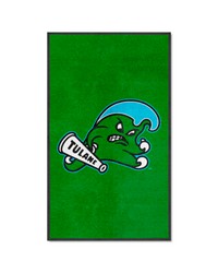 Tulane Green Wave 3x5 Logo Mat Portrait by   