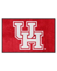 Houston Cougars 4x6 Logo Mat Landscape by  Fairwinds Studio 