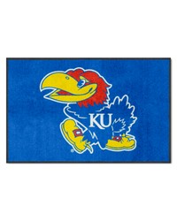 Kansas4X6 HighTraffic Mat with Durable Rubber Backing  Landscape Orientation Blue by   