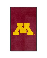 Minnesota 3X5 HighTraffic Mat with Durable Rubber Backing  Portrait Orientation Maroon by   