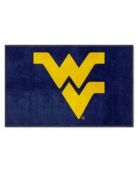 West Virginia4X6 HighTraffic Mat with Durable Rubber Backing  Landscape Orientation Blue by   