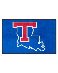 Louisiana Tech Bulldogs 4x6 Logo Mat Landscape by  Fairwinds Studio 