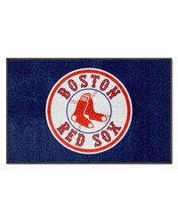 Boston Red Sox 4x6 Logo Mat Landscape by   