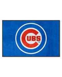 Chicago Cubs 4x6 Logo Mat Landscape by  Premier Prints 