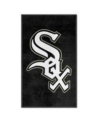 Chicago White Sox 3X5 HighTraffic Mat with Durable Rubber Backing  Portrait Orientation Black by   